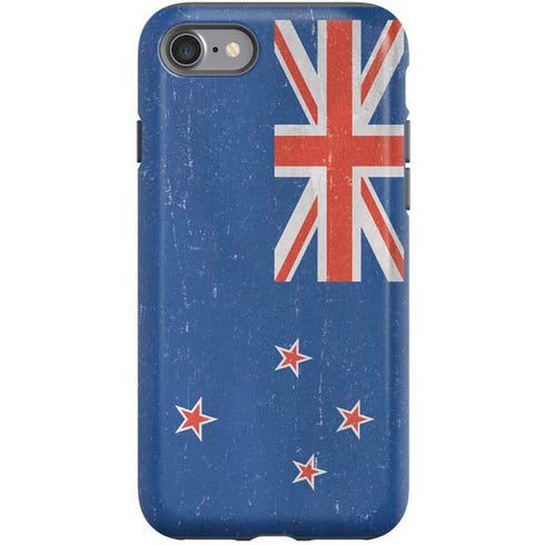 New Zealand Flag Distressed iPhone SE (2nd & 3rd Gen) Pro Case